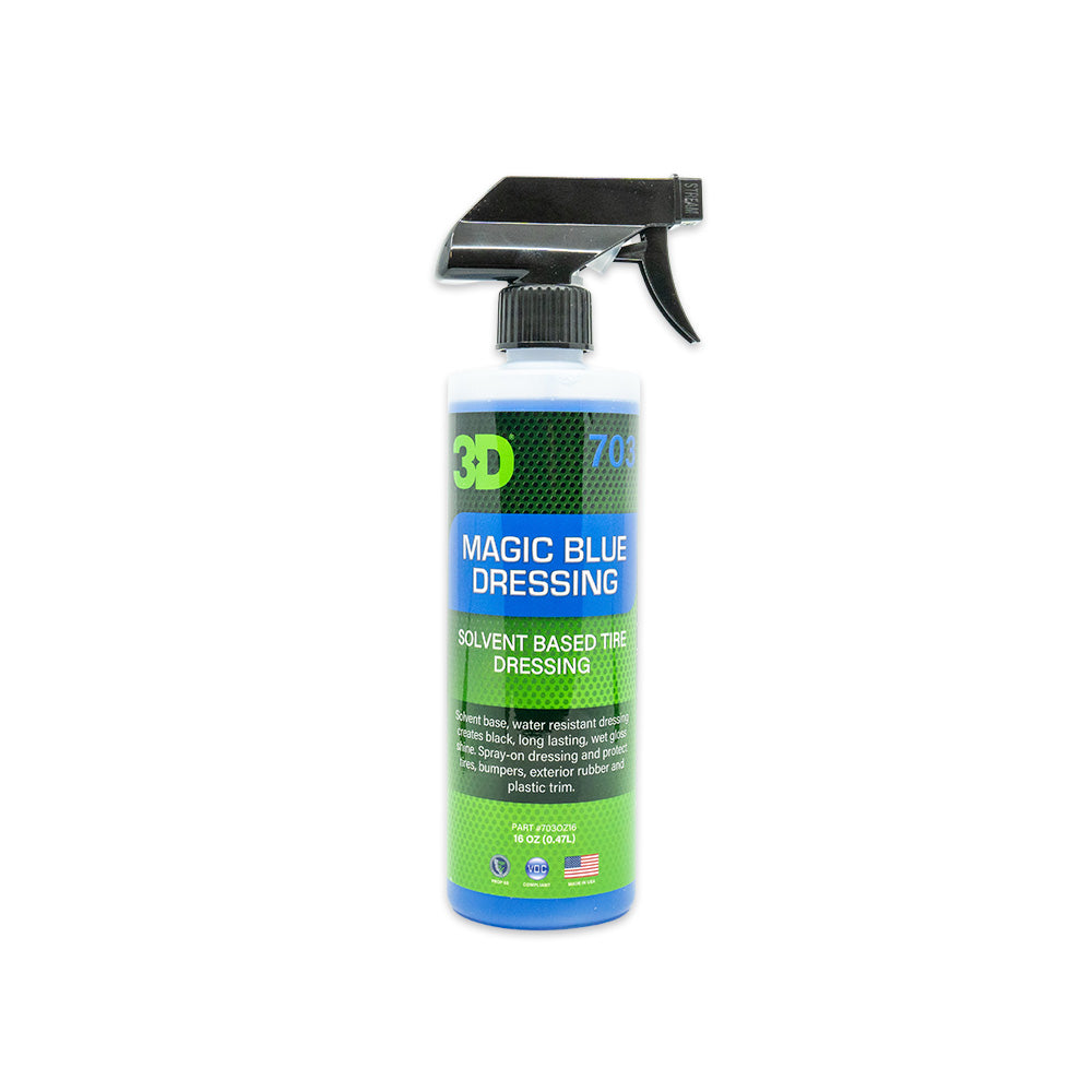 3d magic blue dressing 3D Magic Blue Tire Dressing, Pint