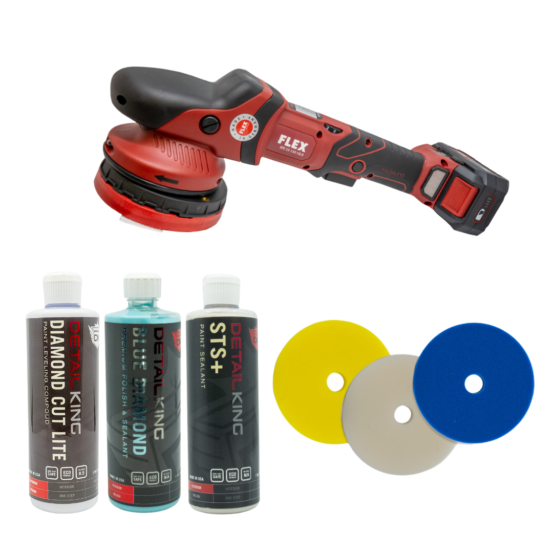 Flex XCE 8-125 Cordless Polisher Starter Package