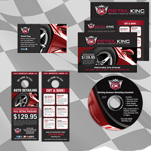 AUTO DETAILING FLYERS, BUSINESS CARDS, LOGOS & VIDEO PRODUCTION
