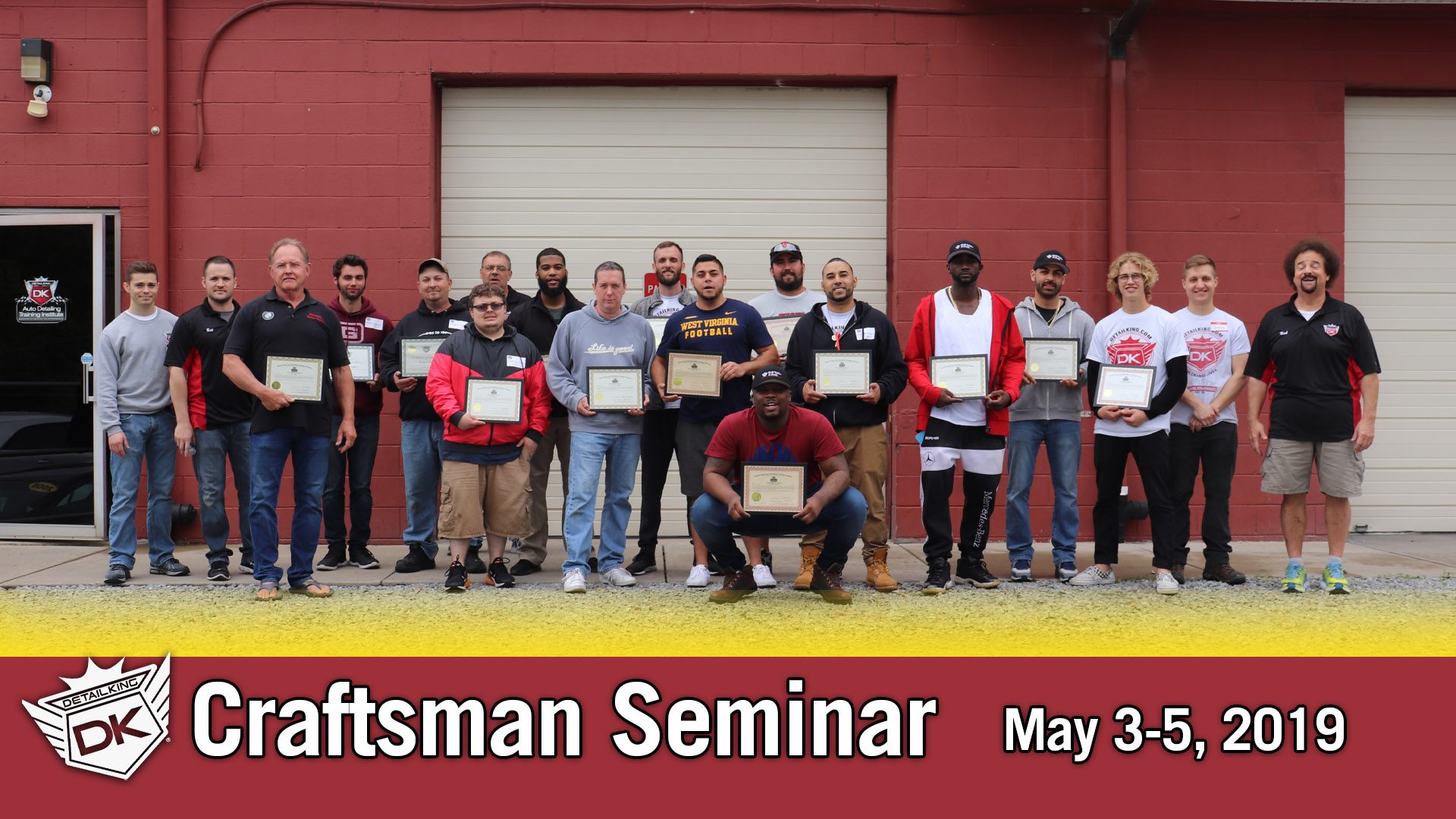 May 3rd – 5th 2019 Craftsman Auto Detailing Training Seminar