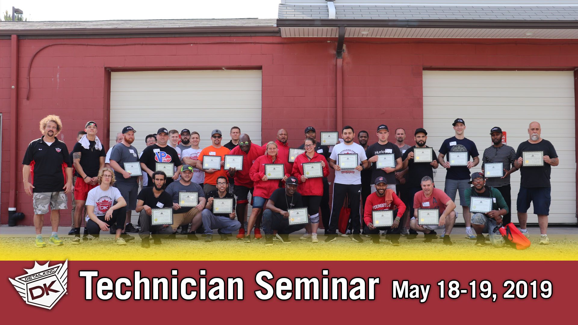 May 18th – 19th 2019 Technician Auto Detailing Training Seminar