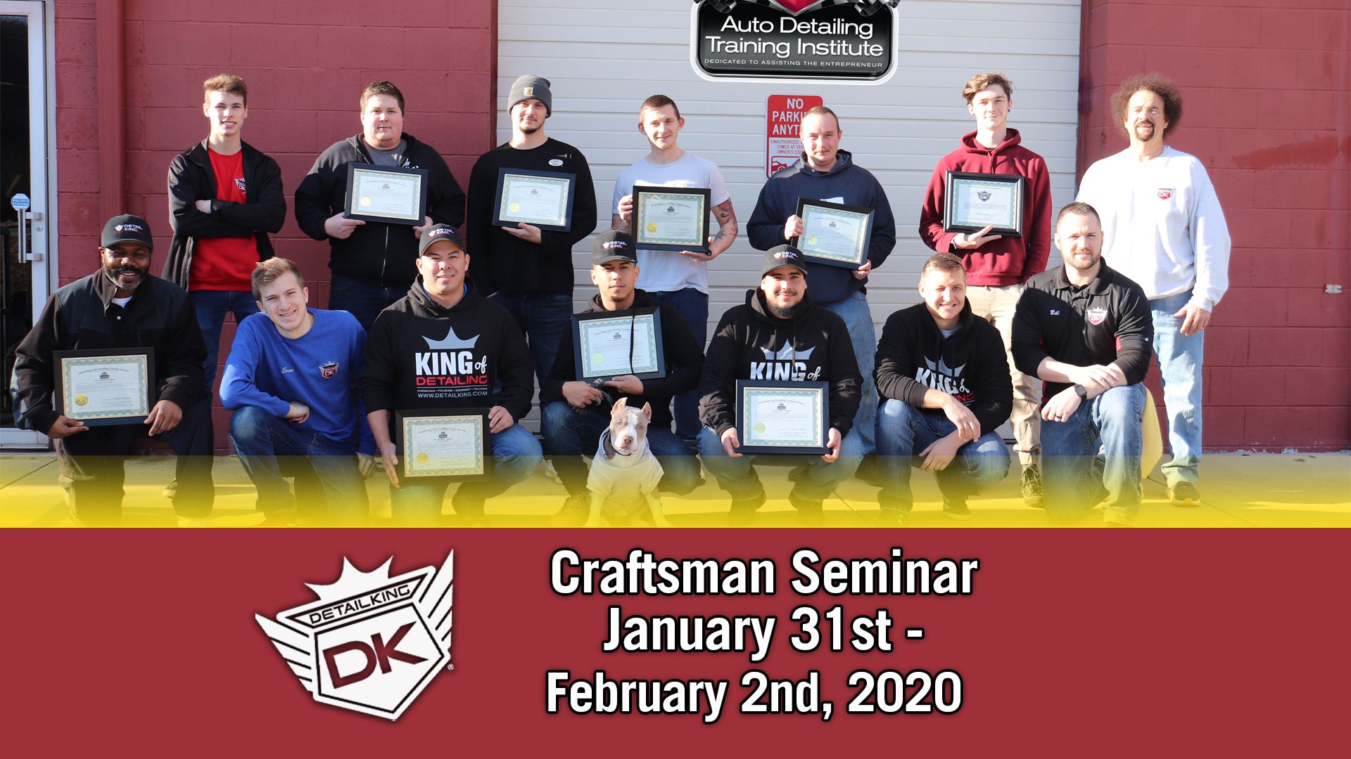 February 2nd 2020 Craftsman Seminar