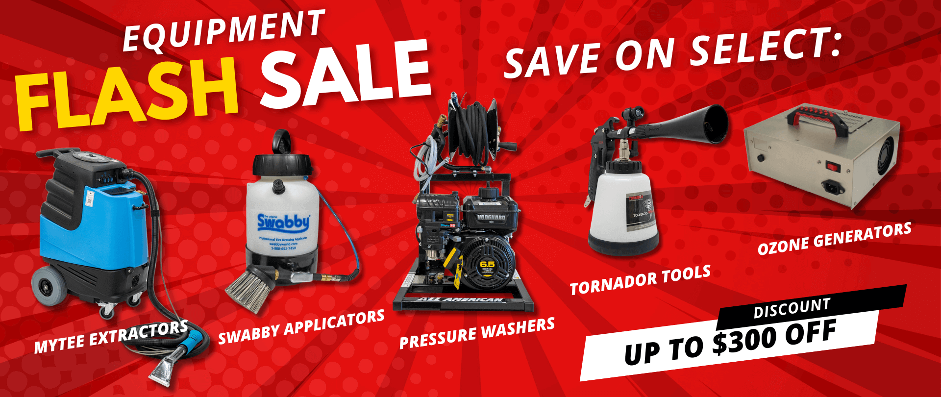 Detail King Equipment Flash Sale Save Up To $300